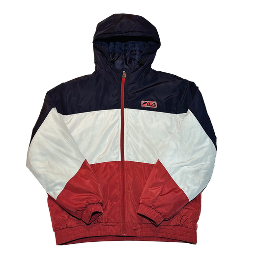 Vintage Fila Colorblock Windbreaker Jacket